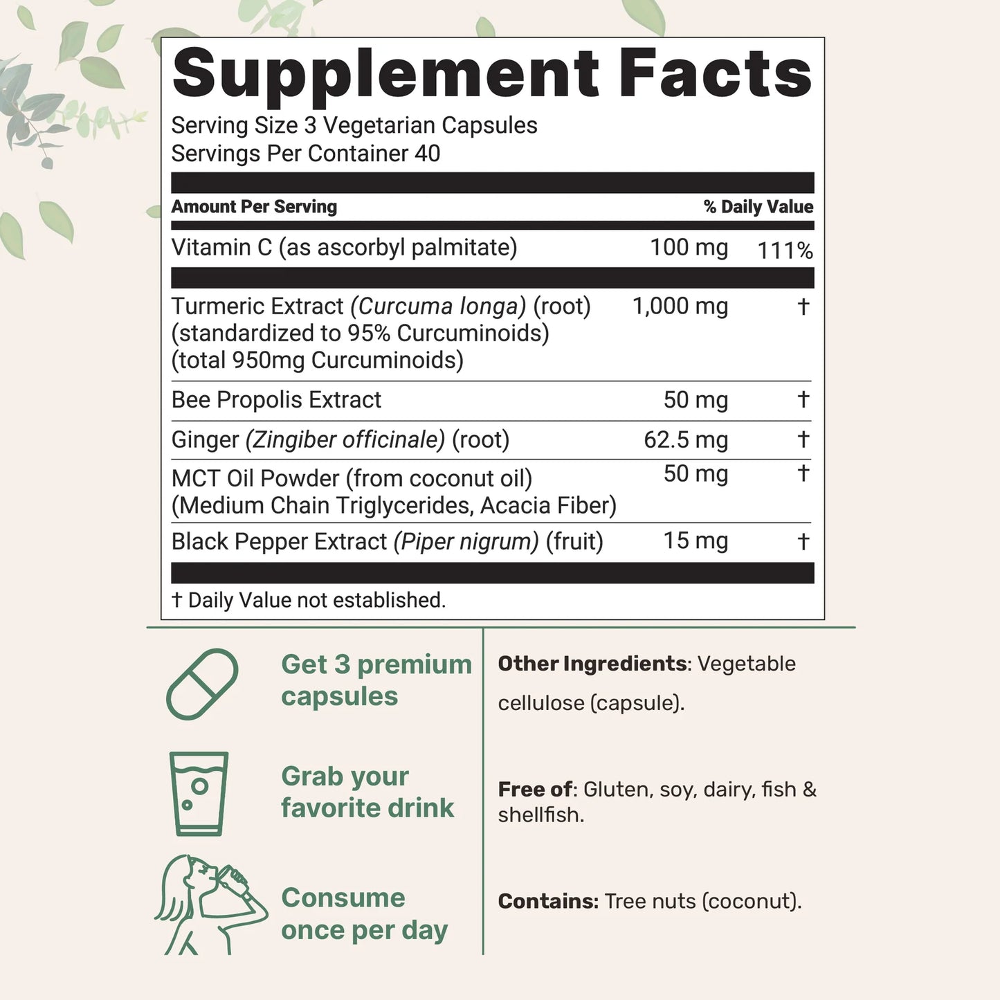 Pure Turmeric Capsules
