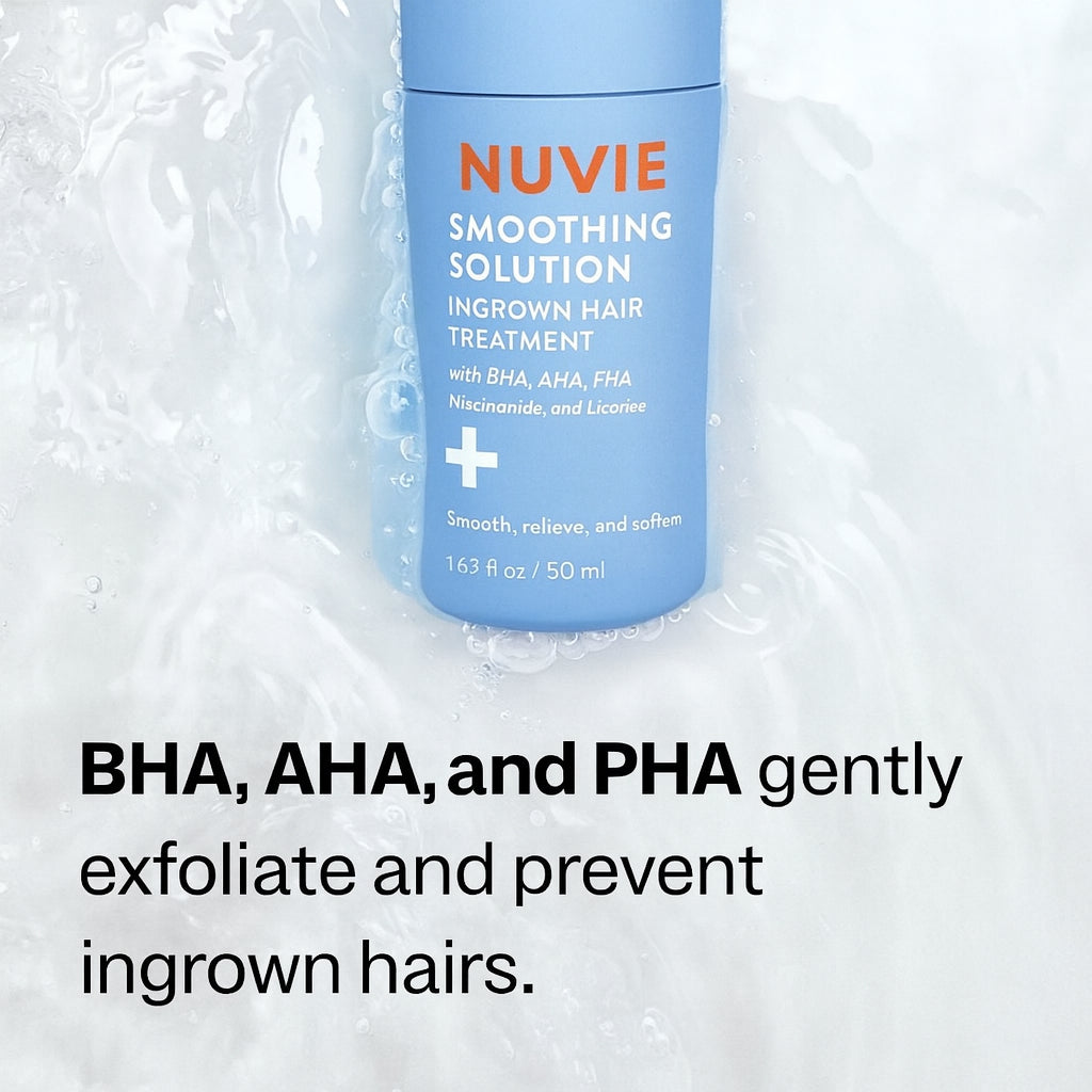 NUVIE Smoothing Solution — Ingrown Hair Treatment Roller